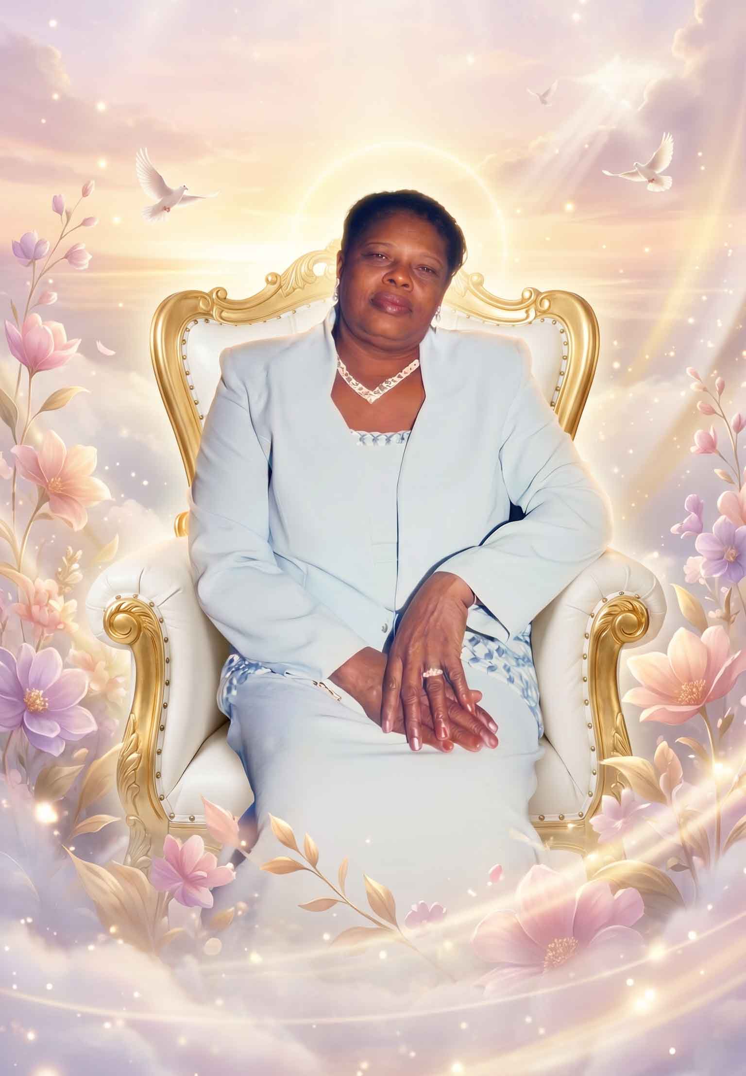 Lina Sajous memorial portrait